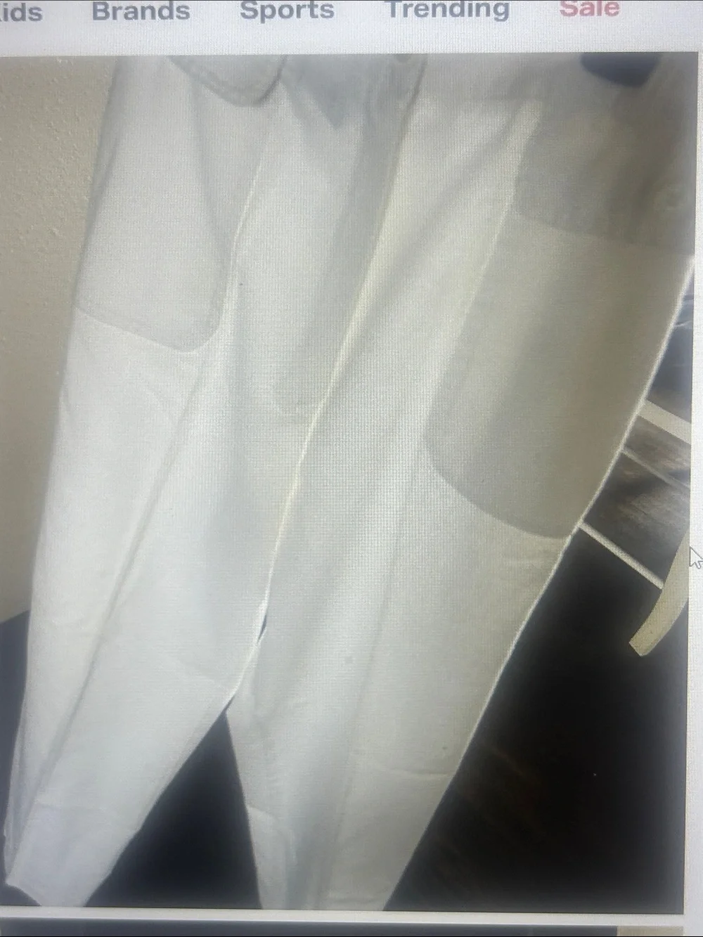 Men's White Dress Pants - Tailored Straight Fit